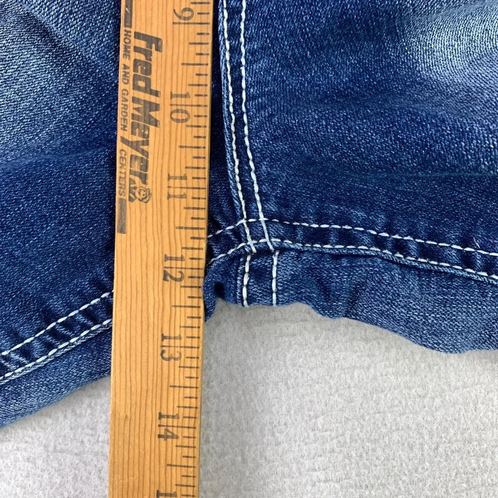 Wallflower Luscious Curvy Fit Jeans Women 20 Long Blue Bootcut Stretch